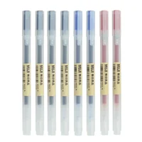6/8Pcs/Set MUJIs Gel Pen Black/Red/Blue 0.38/0.5mm Ink Japan Color Pen Office School Ballpoint Pen Japanese Kawaii Stationery 2