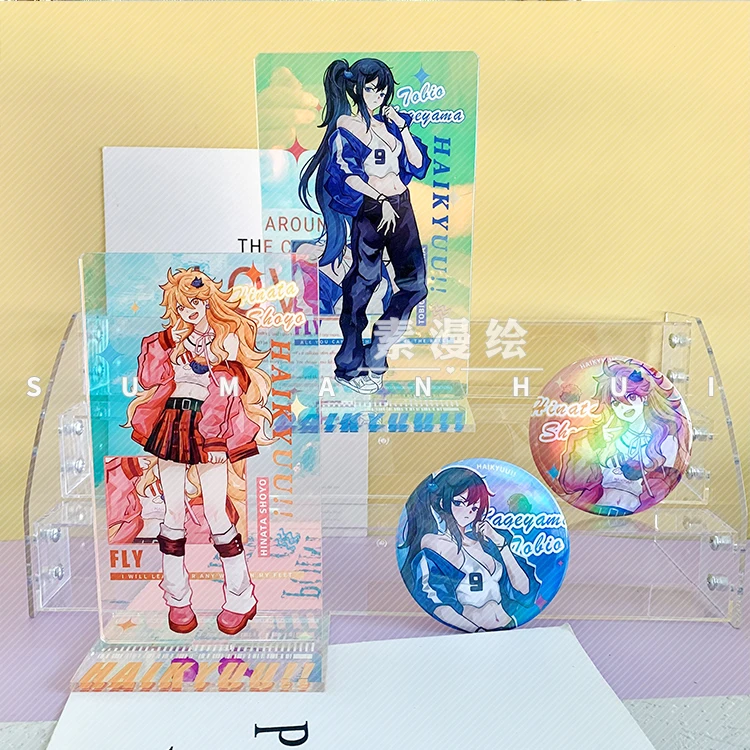 Anime Haikyuu! Volleyball Hinata Shoyo Hinata Metal Badge Brooch Pin  Backpack Accessories Decoration Collection Gift - Costumes Badge -  AliExpress