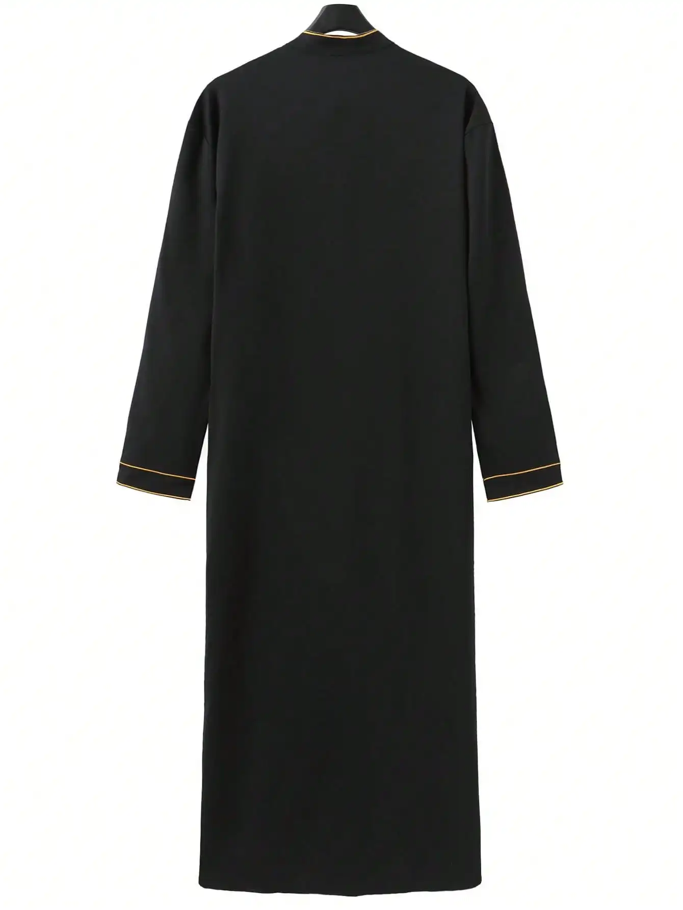 رداء رجالي مسلم كلاسيكي أنيق لعام 2025 برقبة دائري...