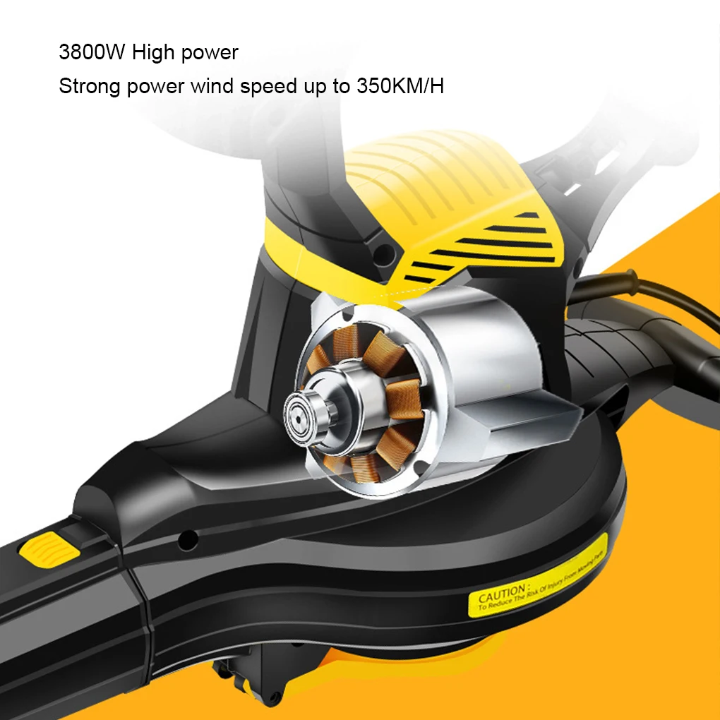 Road Artifact Fallen Leaf Collector Snowblower Yard Leaf Blower Suction Room Outdoor Lawn Vacuum Variable Speed Control EU Plug