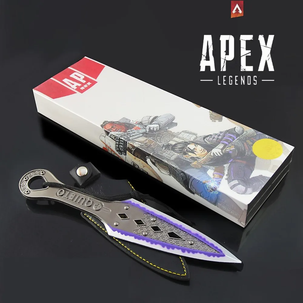 Apex Legends Wraith Heirloom Metal Kunai Knife Decoration Apex Heirloom Game Replica Weapon