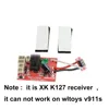 Wltoys XK K127 V911S RC Helicopter Accessories Head Canopy Receiver Board Blade Tail Motor Rotor Servo For K127 V911S Parts 2