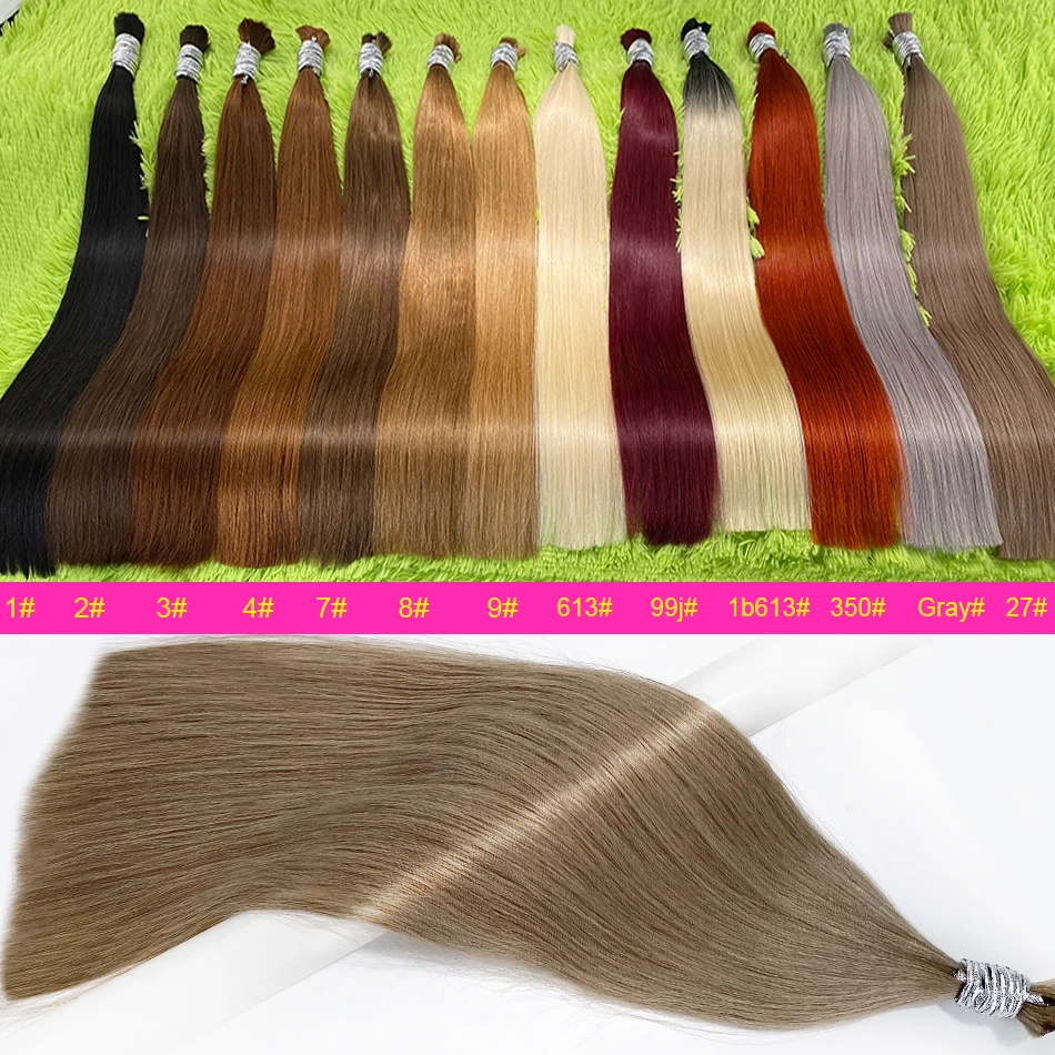 Shinehair Straight Highlight Hair Human Hair Unprocessed Bulk Virgin Bundle 27 613 33 350 Color Extension For Braiding
