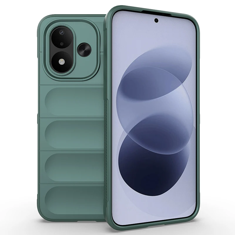 Shockproof TPU Shield Silicone Anti-Fall Non-Slip Protective Phone Case