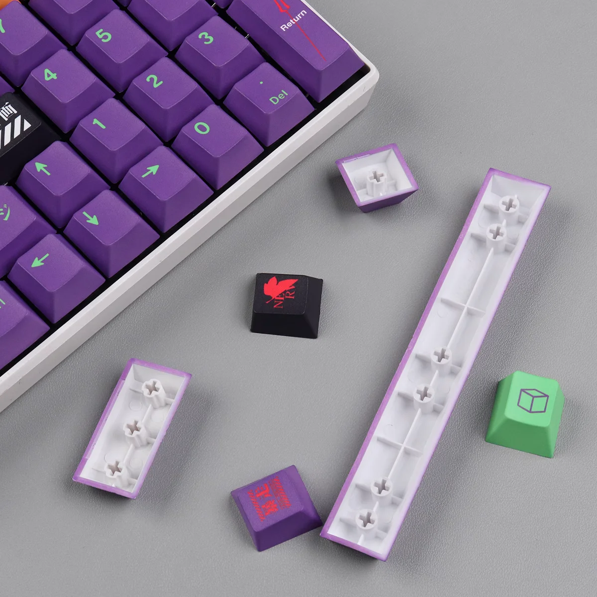 Japanese Cherry Profile Keycap Pbt Keycaps Keycap Personalizado para Gaming Cherry mx Switch Teclado Mecânico Dye-sub 130 Chaves - Imagem 2