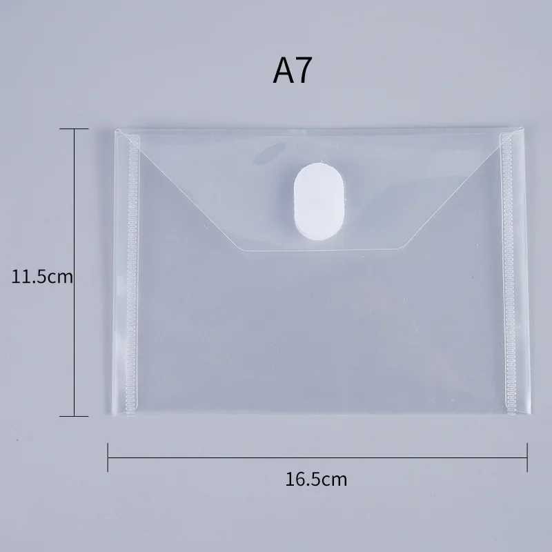 Verdickter Aktenordner A4/A5/A7/A8, wasserdicht, transparent, Dokumentenordner, Kunststoff, Karte, Papier, Aktenhalter, Schule, Büro