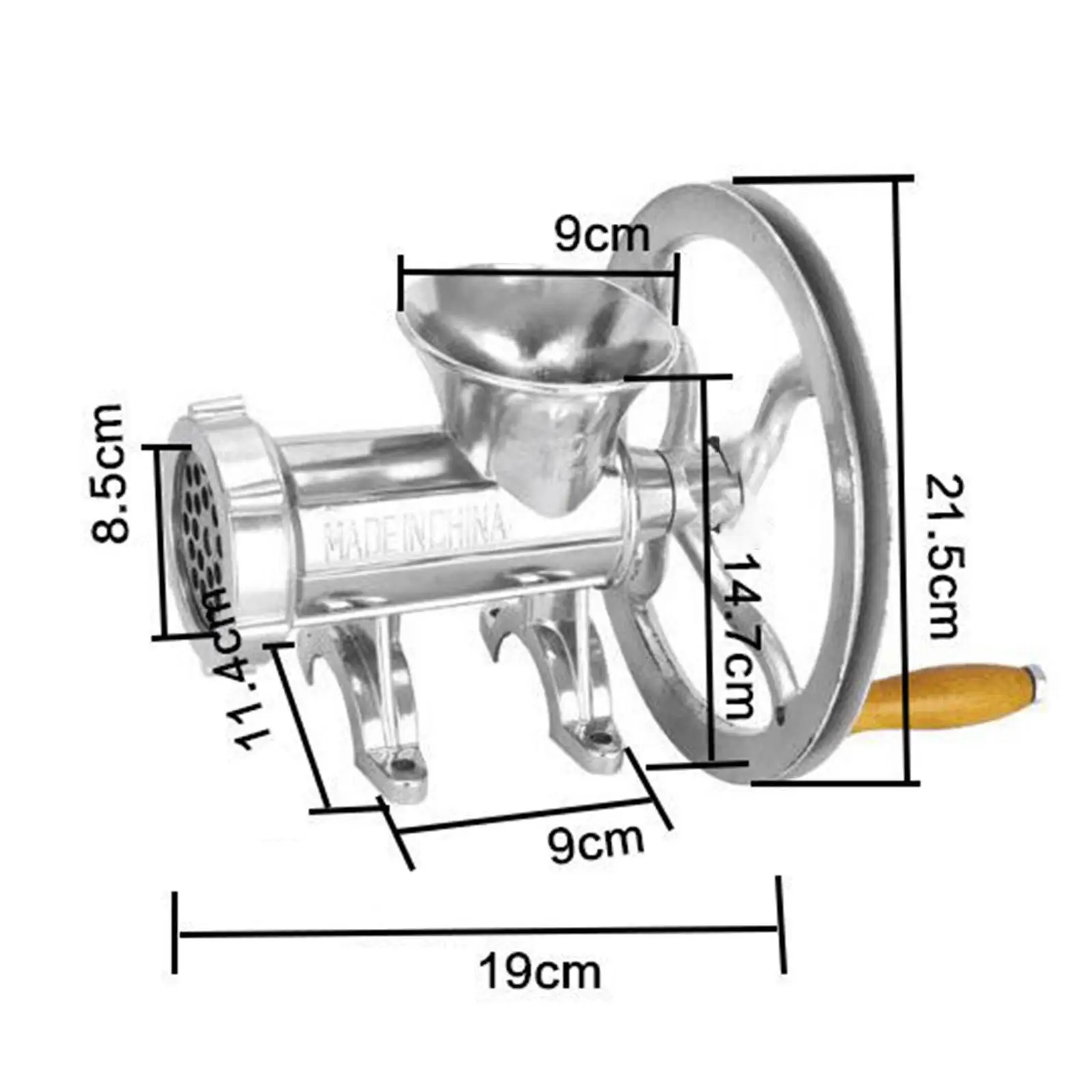 Manual Meat Grinder Sausage Filler Machine for Fish Commercial Using Chilli