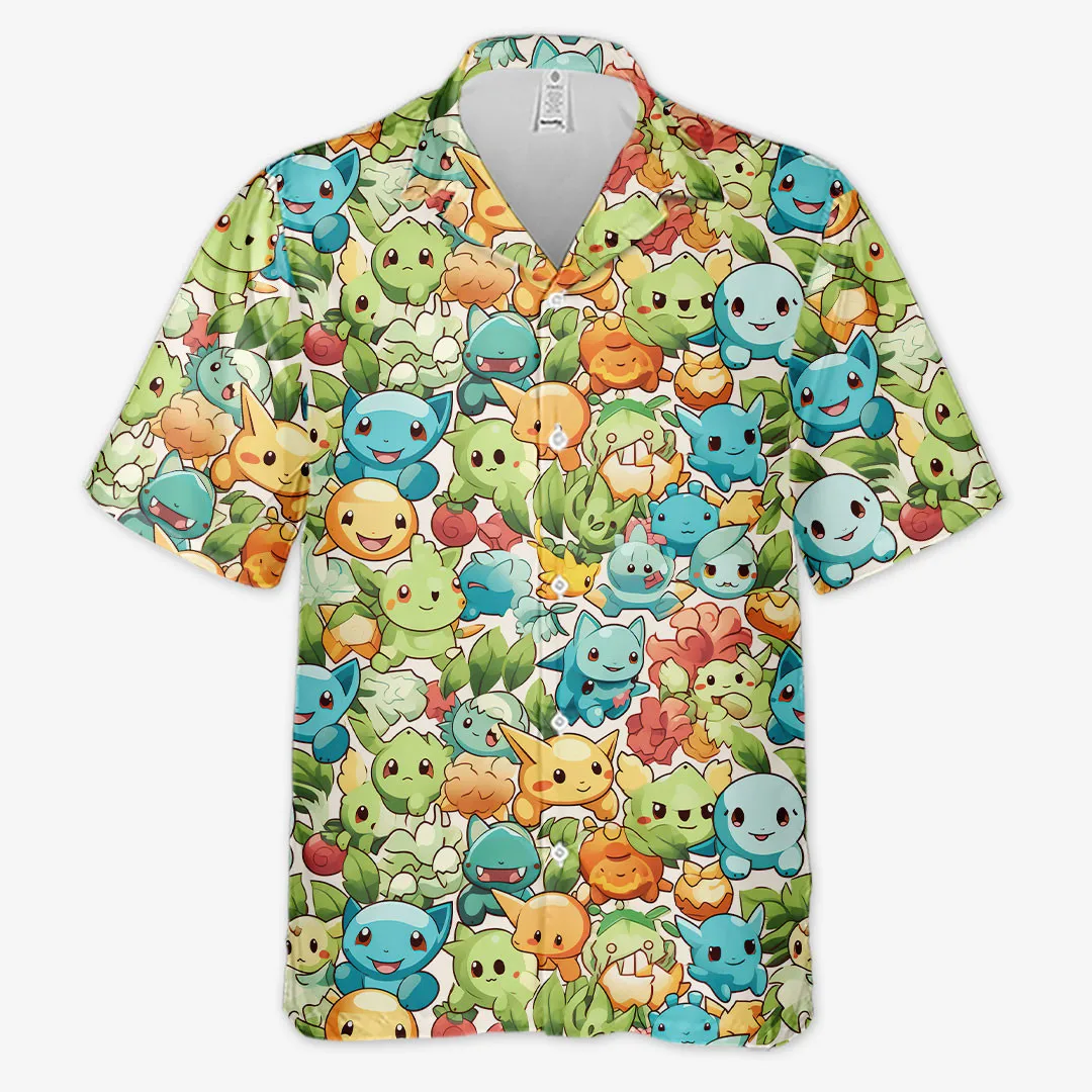 

PKM Tropical Hawaiian Short Sleeve Shirt hawaiian-shirt Style 2