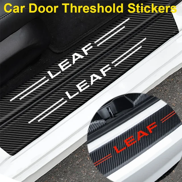 Car Door Threshold Stickers for Nissan Leaf Protect and Personalize Your Ride