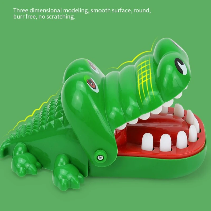 Crocodile Teeth Toys Children's Crocodile Bites Fingers Reaction Training Novelty Children's Lucky Game Trick Decompression Toy - Bilde 6