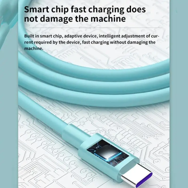 5A USB Type C Cable Fast Charging Mobile Phone Charger Type C Data Cord For Samsung S20 S9 S8 Huawei P40 Mate 30 Xiaomi Redmi