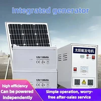 Kit complet de système solaire 10kva 12kw, grille MPPT, système d'énergie solaire 5000w 8000w 12000w, panneaux solaires, Batteries au Lithium pour maisons 6