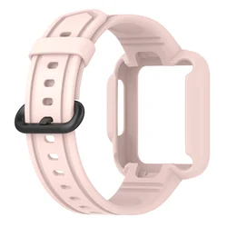 Soft Silicone Sport Band - Adjustable 40MM Rubber Watch Strap Bracelet (Light pink)
