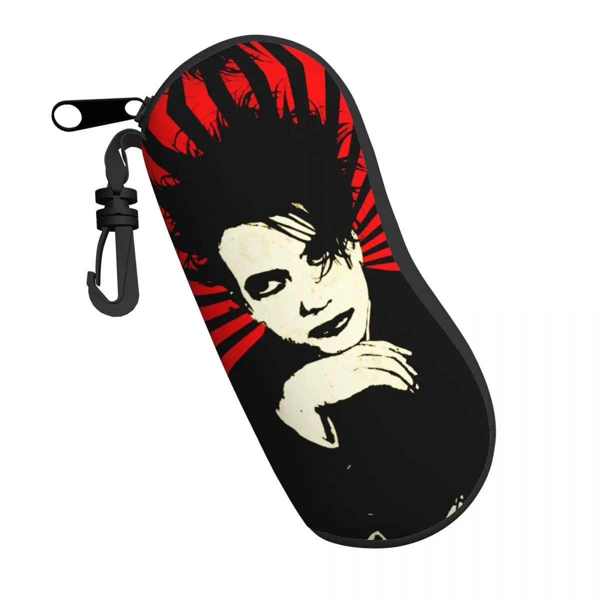 

The Cure Robert Smith 23 Cute Glasses Case Funny Vintage Purse Glasses Bag