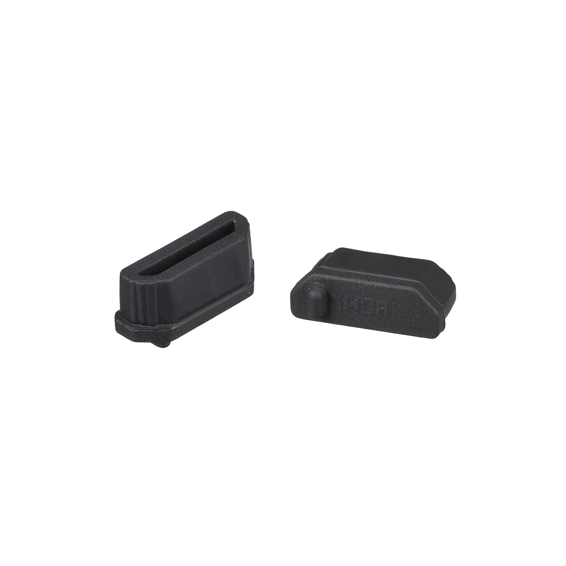 Uxcell 10pcs HDMI Male Anti Dust Silicone Cover Port Protectors 11mmx1.3mm Inside Install Size Black Silicone Anti-dust Stopper usb port protector