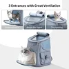 Pet Bags Breathable and Cool Cat Travel Backpack with Two Side Pockets Dog Carrier Large Suitable for Hiking Traveling Camping 2