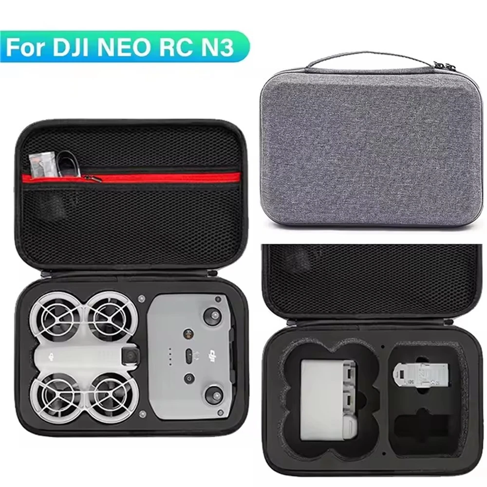 휴대용 보관 가방 여행용 케이스 핸드헬드 케이스 DJI NEO RC N3 드론 액세서리 케이스용 충격 방지 야외 보관함