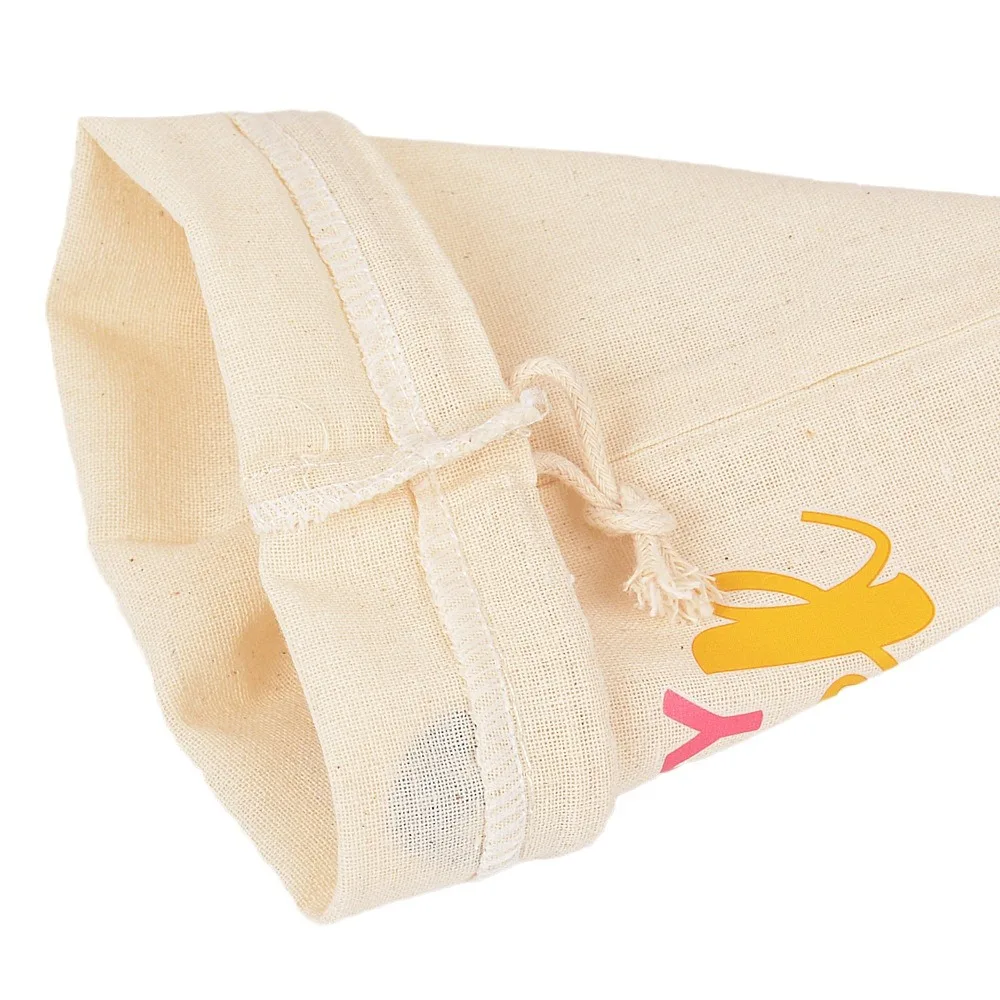 20pcs/lot 13*18cm Happy Easter Linen Drawstring Bags Kids Bundle Pocket Candy Gift Packaging Reusable Pouches Party