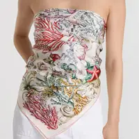 Luxury Brand Scarf Winter Silk Wool Shawl Double Print Pashmina Oversized Foulard Wrap Stole Christmas Gift