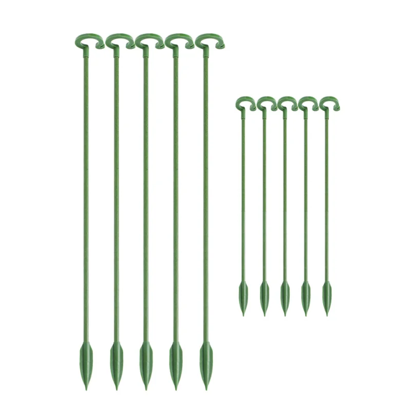 10pcs Plastic Plant Supports Flower Stand Reusable Protection Fixing Tool Gardening Supplies for Vegetable Holder Bracket 5