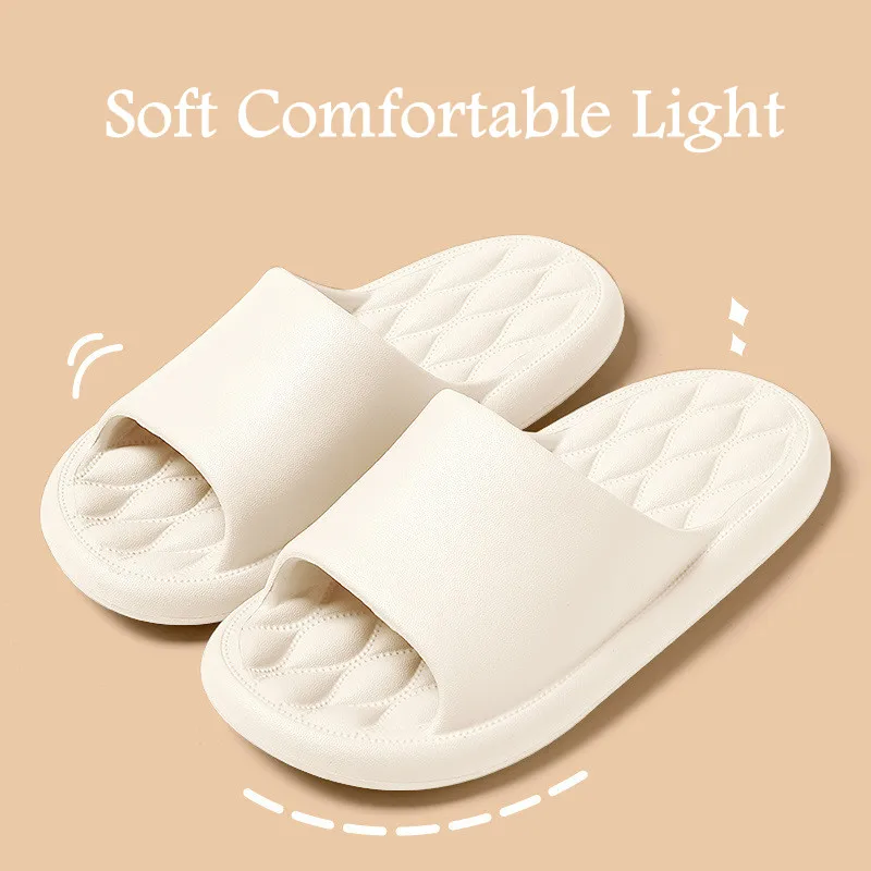 Big Size 48 49 Men Slipper Women Summer Sandals Soft Slides Massage Couples Home Bathroom Non-slip Slippers Outdoor Flip Flop