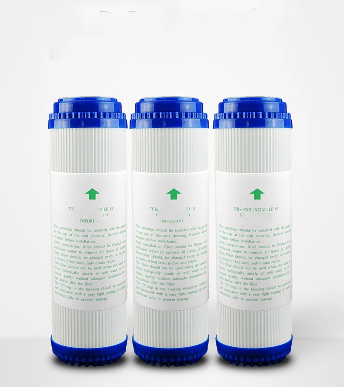 Udf Granular Carvão Ativado de Coco Shell Filtro de Carbono Purificador de Água Acessórios Filtro de Máquina de Água Pura 10