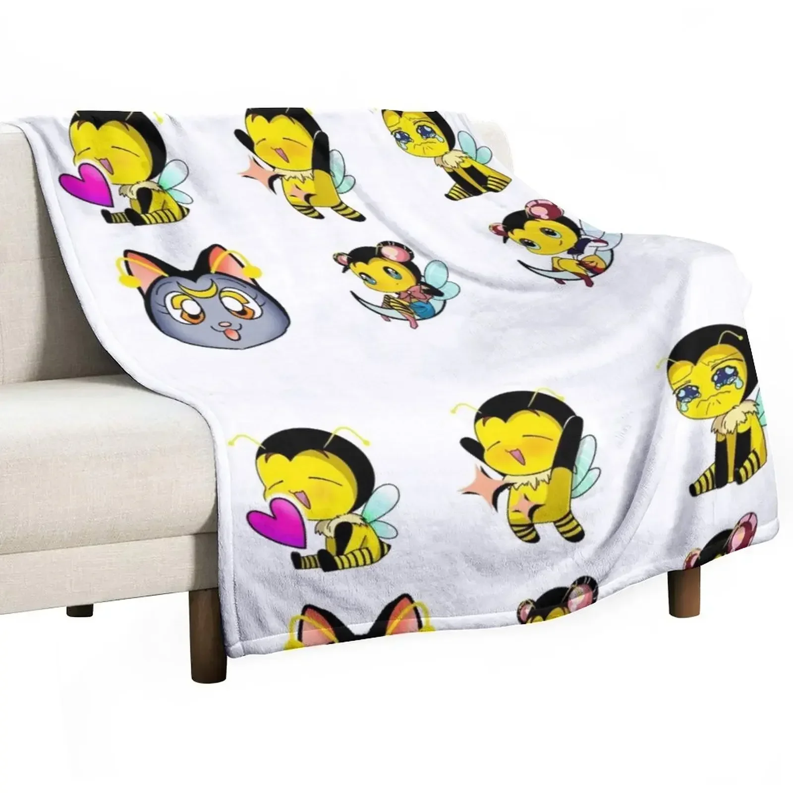 

Emotes Throw Blanket Furry Fashion Sofas Blankets