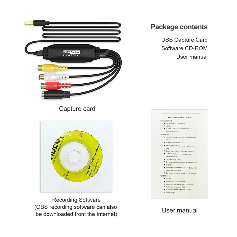 USB Video Capture Card for Digital Conversion