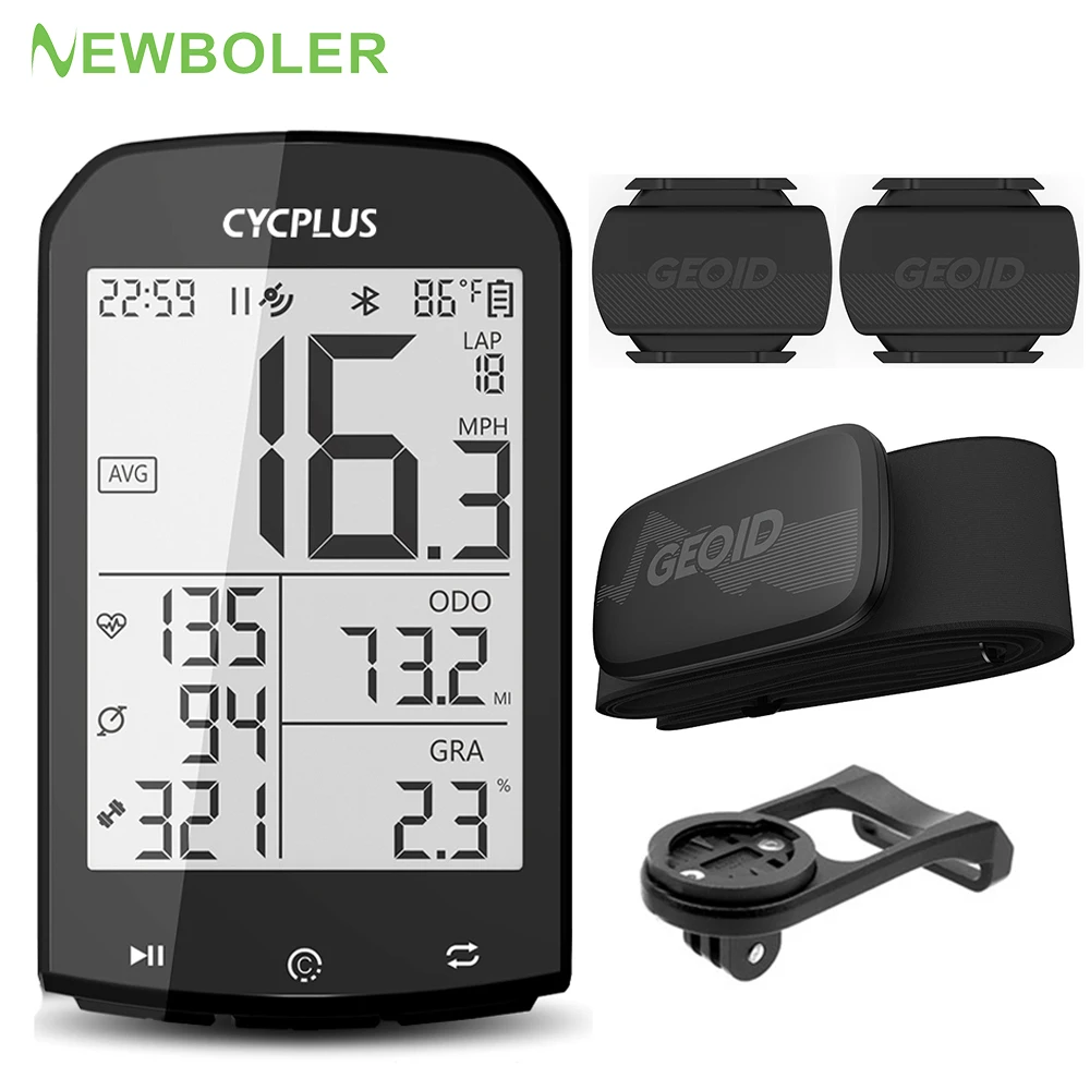

GPS Cyclocomputer Bicycle Computer CYCPLUS M1 Bike Speedometer Cycling ANT+ Cadence Sensor Heart Rate Monitor For Bryton Wahoo