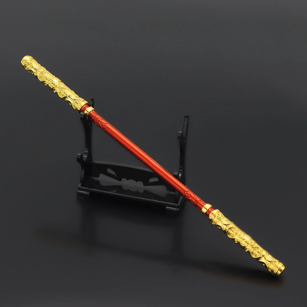 

Valorant Weapon Ruyi Staff Melee Weapon Game Peripherals Metal Alloy 22cm Samurai Sword Weapons Model Ornament Gift Toys for Boy