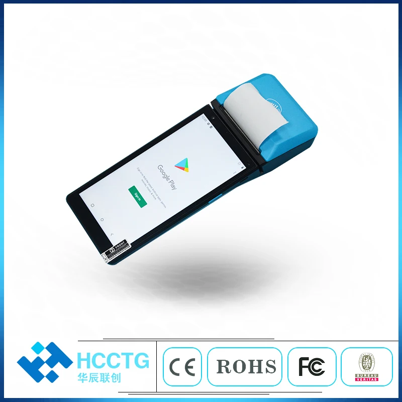 Sistemi Pos Mobili Gms Bt/Wifi/4G Android 11 Per Negozio Al Dettaglio Con Stampante Per Biglietteria Z500C