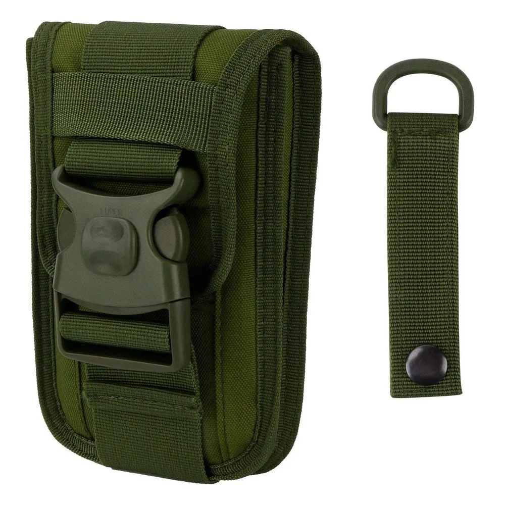 

LUC Tactical Molle Phone Holster Outdoor Belt Waist Bags Utility Vest Card Carrier Bag Multi-function Travel Bag Pack EDC Pouch