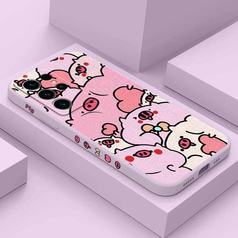 Adorable Love Pig Phone Case - Cute Design Protective Cover