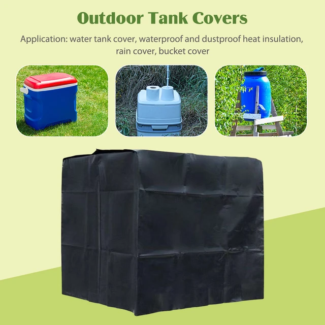 1000L IBC Ton Outdoor Water Tank Cover Waterproof Ton Barrel Cover 210D  Oxford Cloth Heat Insulation for Outdoor Rain Water Tank - AliExpress