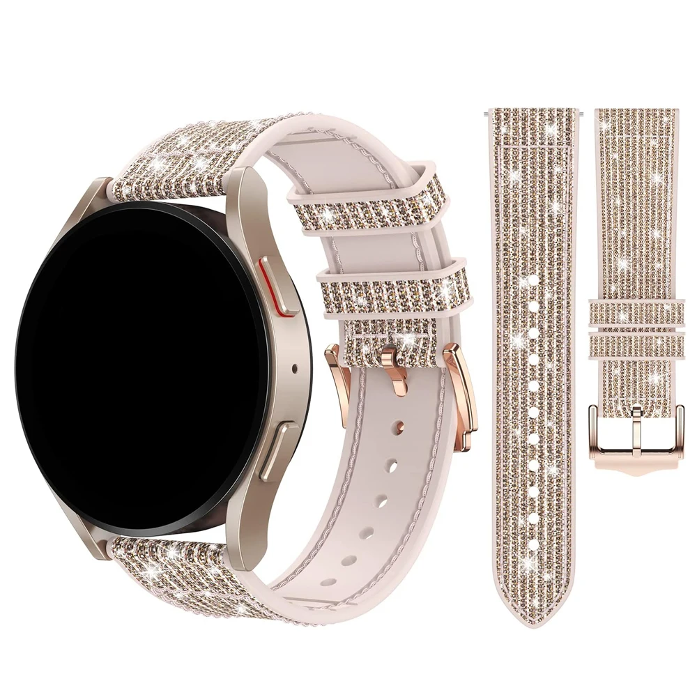 Elegant Bling Strap for Smartwatches, 22mm/20mm