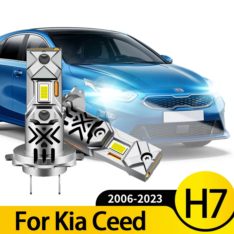 

2 шт., Автомобильные светодиодные фары H7, 12 В