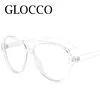 Fashion Pilot Oversized Reading Glasses Woman Flower Double Bridges Eyeglasses Frames Female Anti Blue Light Presbyopia Eyewear 6