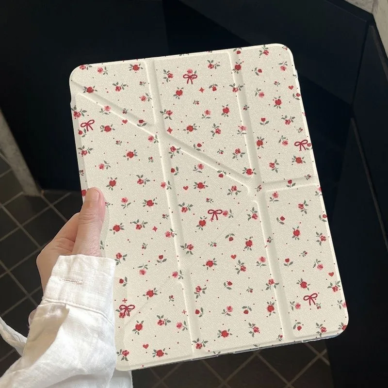 Elegant Floral Tablet Case with Advanced Protection