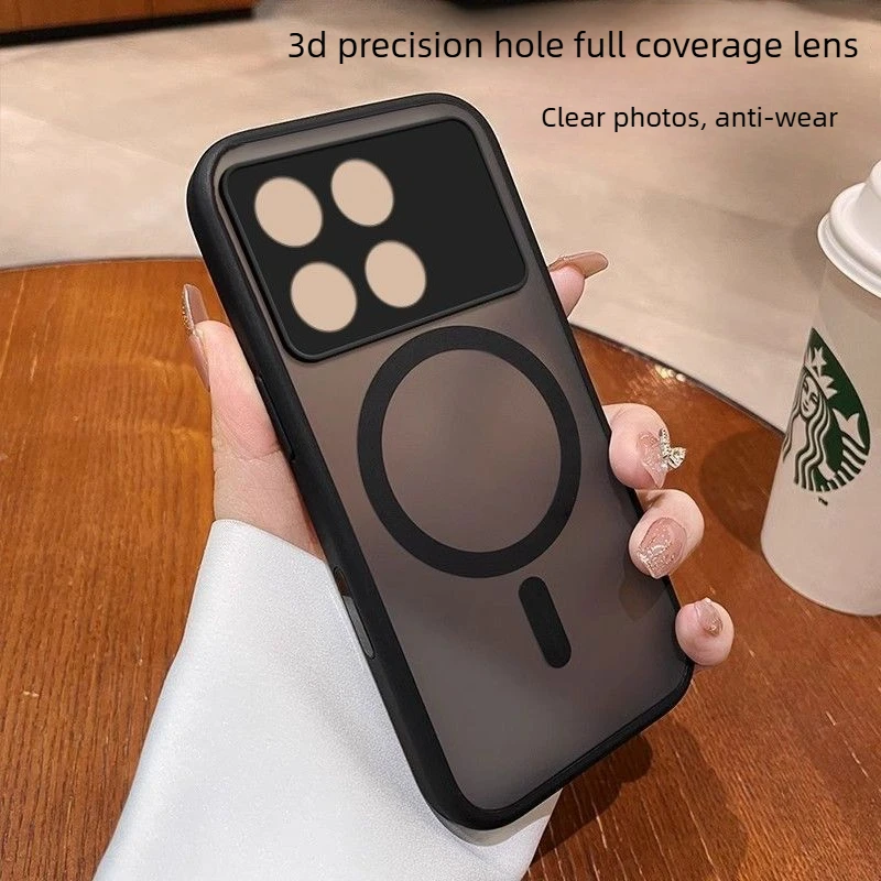 Magnetic Frosted Translucent Ultra-Thin Anti-Fall Shockproof Case