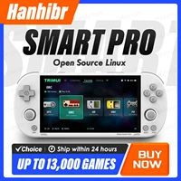 Trimui-consola de juegos portátil Smart Pro, pantalla IPS de 4,96 pulgadas, sistema Linux, Joystick, iluminación RGB, reproductor de videojuegos Retro Smartpro, regalo