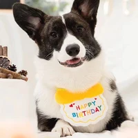 Pet Birthday Party Hat Bib – Funny Pet Costume Decoration for Dogs and Cats