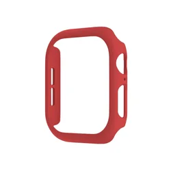 Matte Hard PC Hollow Bumper Protective Frame Shell Cover for Series 12 42MM (Red)