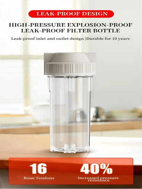 ไส้กรองน้ำก่อนกรอง G1/2 นิ้ว ทำจากใยฝ้าย PP อุปกรณ์เสริมอเนกประสงค์สำหรับกรองน้ำในครัวเรือน ใช้กับก๊อกน้ำ เครื่องกรองน้ำในครัว 5 ไส้กรองน้ำก่อนกรอง G1/2 นิ้ว ทำจากใยฝ้าย PP อุปกรณ์เสริมอเนกประสงค์สำหรับกรองน้ำในครัวเรือน ใช้กับก๊อกน้ำ เครื่องกรองน้ำในครัว 5