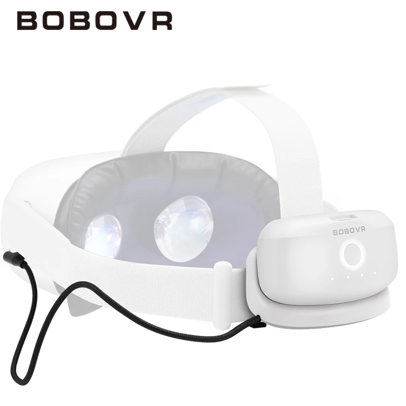BOBOVR B2 Dock Battery Pack for Oculus Quest 2 VR Power Banck 5200mAh Enhanced 3 hrs Playtime Compatible with Elite Head Strap