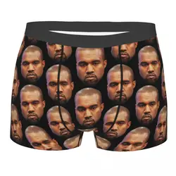 Kanye West Funny Meme Boxer Shorts For Homme Sexy 3D Printed Male Underwear Panties Briefs Breathbale Underpants