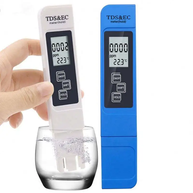 

TDS Meter Digital Water Tester 0-9990ppm Drinking Water Quality Analyzer Monitor Filter Rapid Test Aquarium Hydroponics Pools