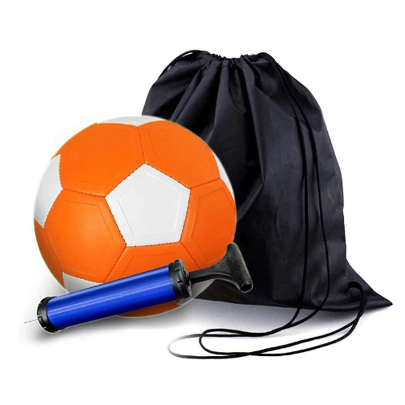 

NEW-Curve Football Entertainment No 4 Generation Ball With Inflatable Pump And Carry Bag