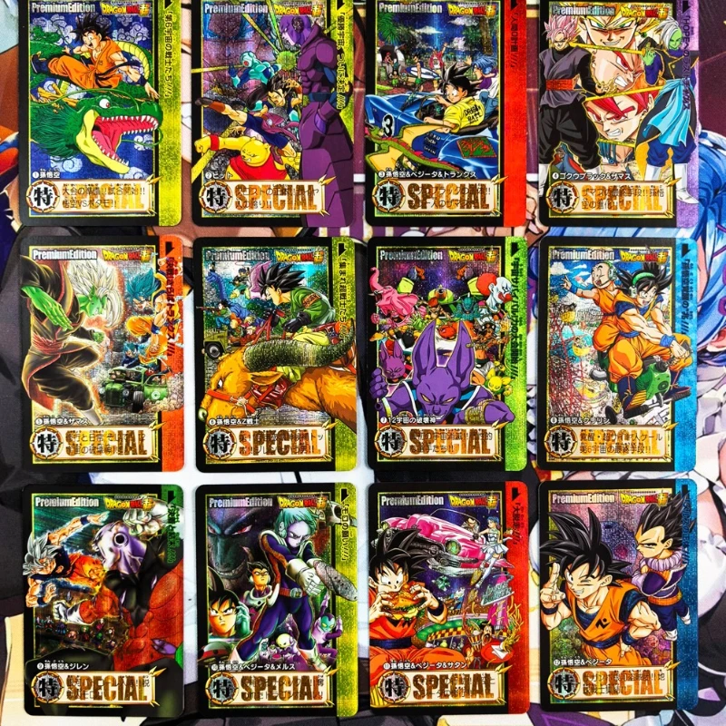 24PCS Dragon Ball Z Cards Se Gohan Videl Bardock Raditz ACG Anime