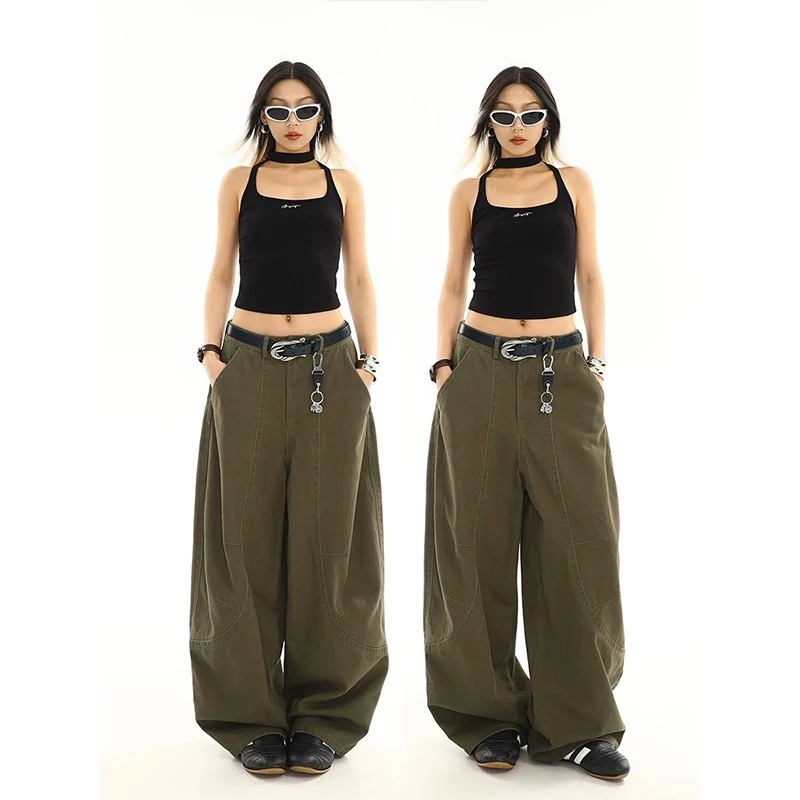 Vintage Baggy High Waist Jeans Women Y2K Wide Leg Oversized Harajuku Popular Fashion 2026 Summer Streetwear Jeans Pants