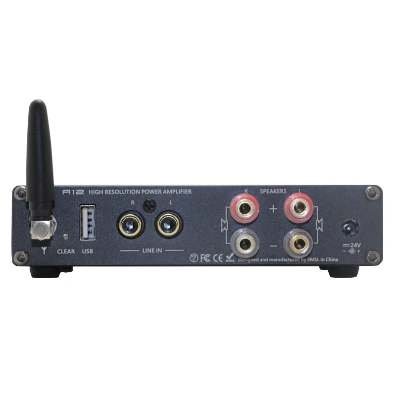 Smsl-Bluetooth 5.0,hifi,80wx2,パッシブパワーアンプ,Bluetooth